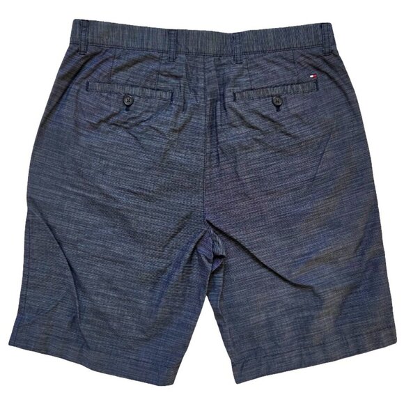 Tommy Hilfiger Shorts Men 32 Navy Classic 100% Cotton Preppy Modern Everyday - Picture 2 of 9